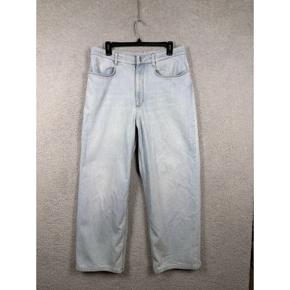 Givenchy Mens Size 30 Light Wash Mid Rise Straight Leg Jeans Made in Italy